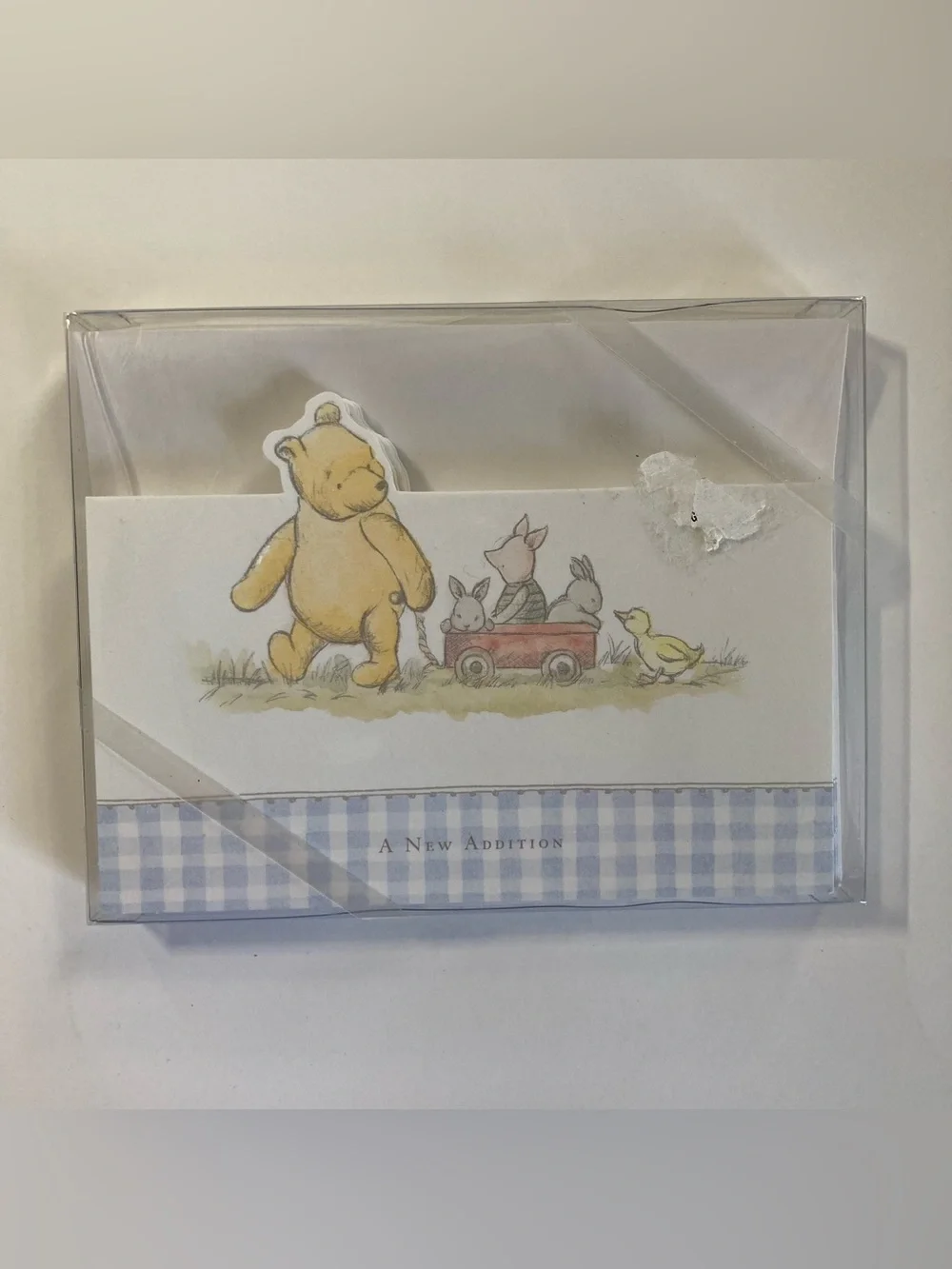Lot - 6 pks Classic Pooh Baby Announcement 60 Cards Pink Blue Girl Boy Michel Co